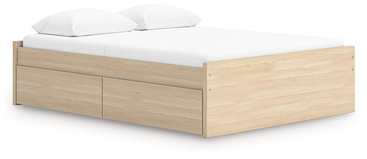 Cama Onita Queen con plataforma y 2 compartimentos laterales