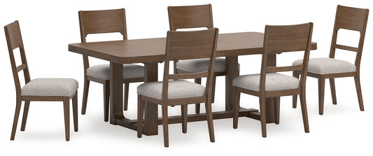 Mesa de comedor Cabalynn y 6 sillas