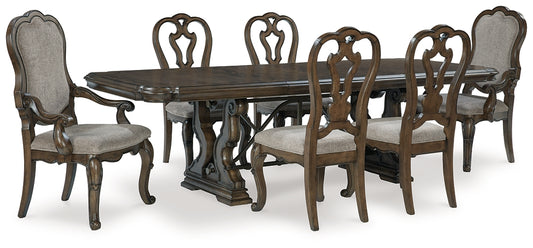 Mesa de comedor Maylee y 6 sillas
