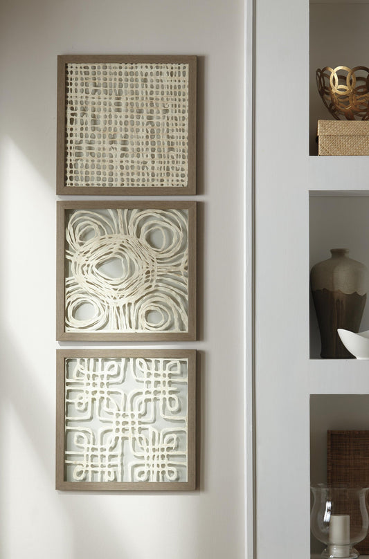 Juego de decoración de pared Odella (3/CN)