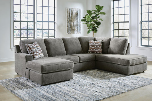 Sofá seccional de 2 piezas O'Phannon con chaise longue