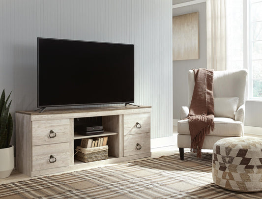 Soporte de TV Willowton LG con opción de chimenea