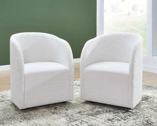Silla de comedor Rowanbeck UPH con brazos (2/CN)