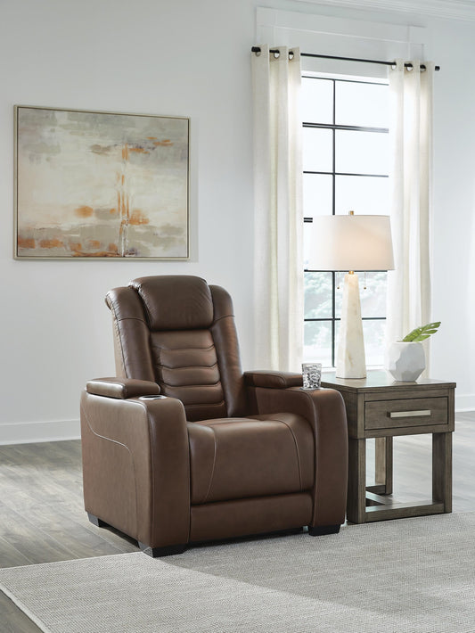Sillón reclinable eléctrico de alto impacto con reposacabezas ajustable