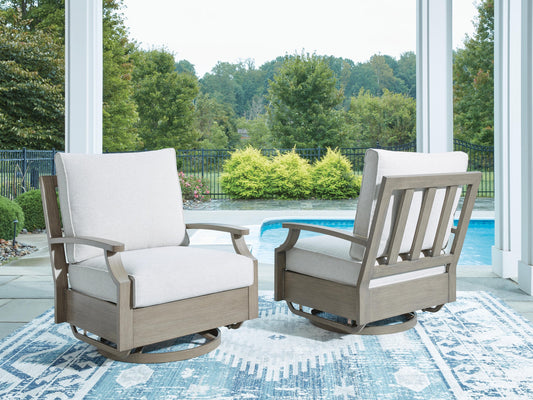 Sillón giratorio Rainier Ranch con cojín