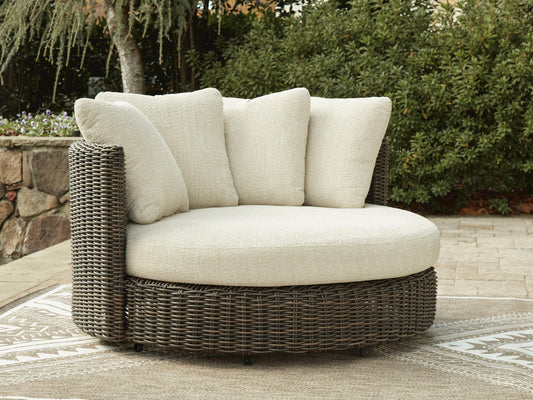 Sillón giratorio Kimora con cojín