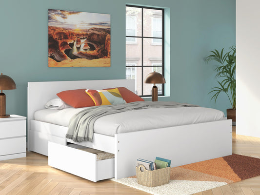 Cama Onita King con plataforma y almacenamiento