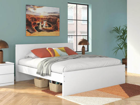 Cama de plataforma Onita King con panel