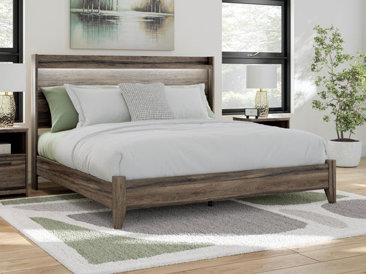 Cama Elbrim King con panel