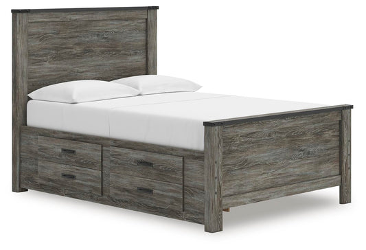 Cama Frandern de panel completo con almacenamiento