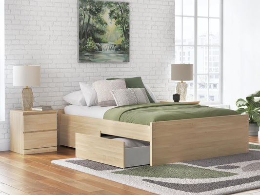 Cama Onita Queen con plataforma y 1 compartimento lateral