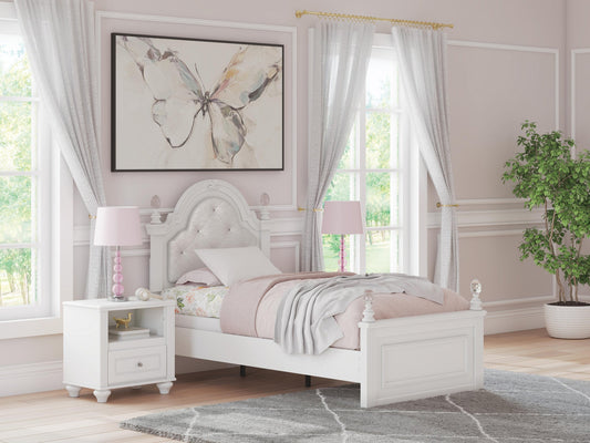 Cama doble tapizada Kozlani