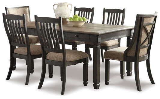 Mesa de comedor Tyler Creek y 6 sillas