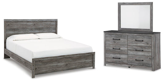 Cama Bronyan King con cabecero y tocador con espejo