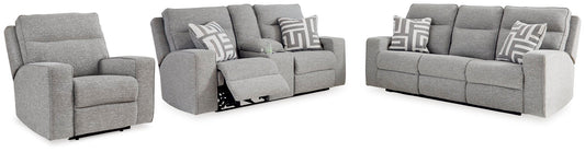 Sofá, sofá de dos plazas y sillón reclinable Biscoe