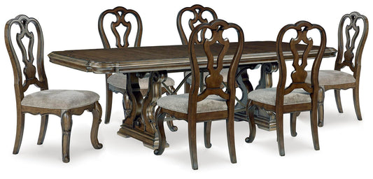 Mesa de comedor Maylee y 6 sillas