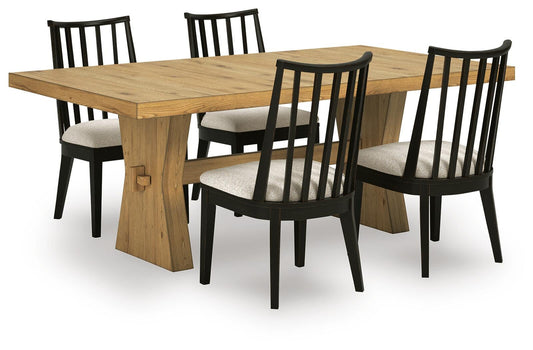 Mesa de comedor Galliden y 4 sillas