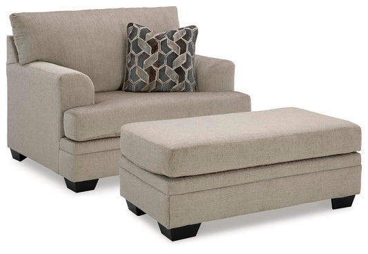 Sillón y otomana Stonemeade