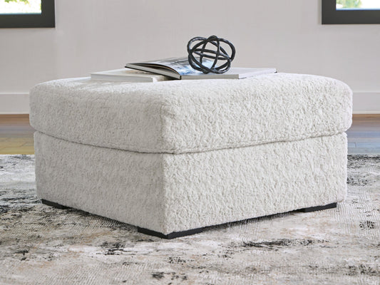 Puf decorativo extragrande de peluche suave