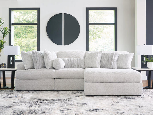 Sofá seccional de 3 piezas Cuddle Plush con chaise longue