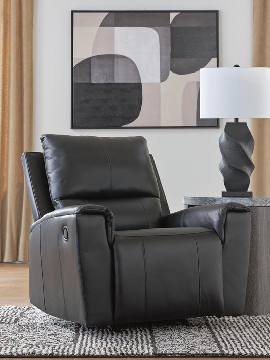 Sillón reclinable mecedor Glossmore