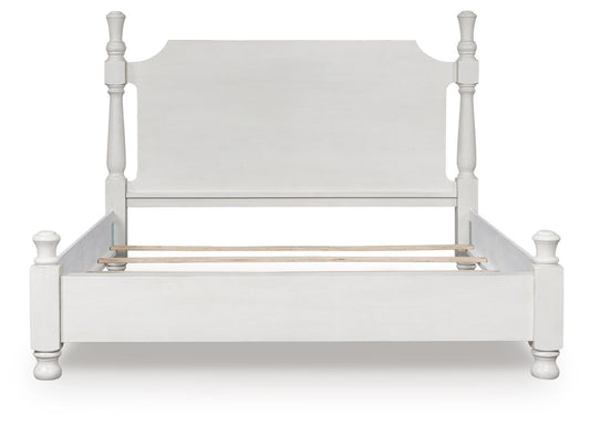 Cama con dosel tamaño queen Rowlenstown