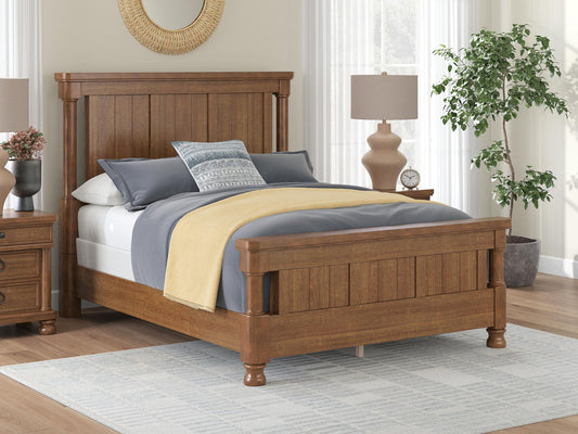 Cama con dosel tamaño queen Rowlenstown