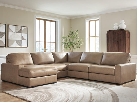 Sofá seccional Veronella de 5 piezas con chaise longue
