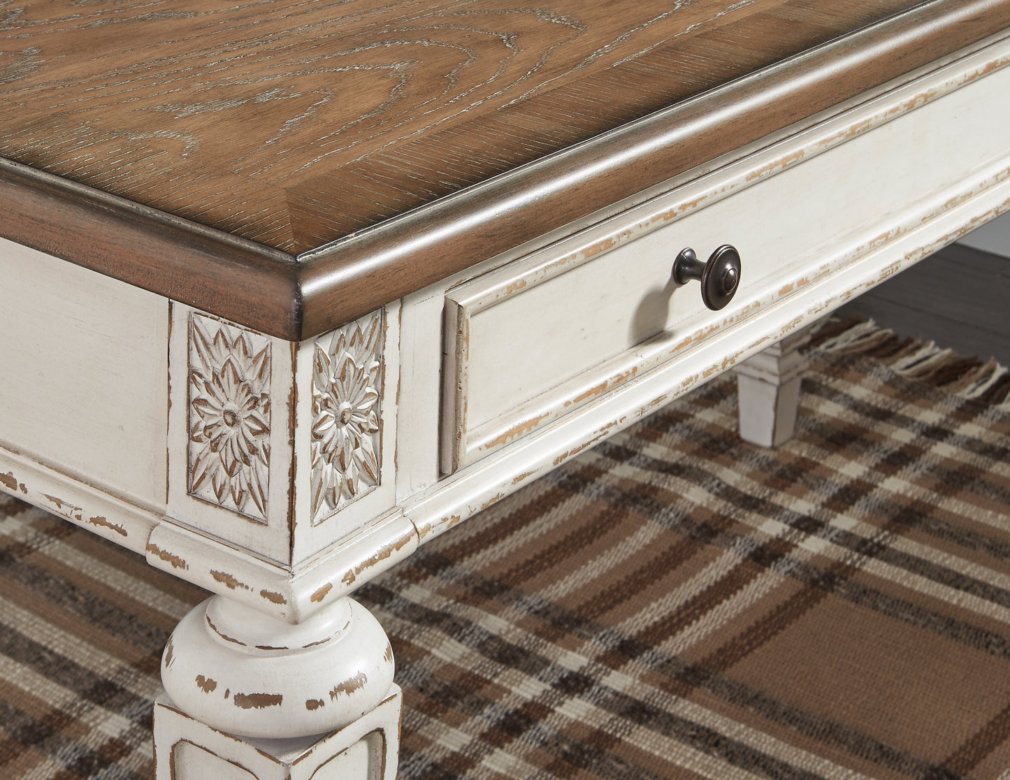 Escritorio Realyn de 2 piezas para oficina en casa