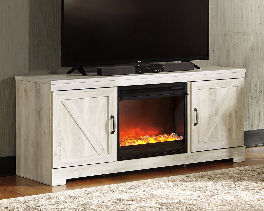 Soporte de TV Bellaby de 63" con chimenea