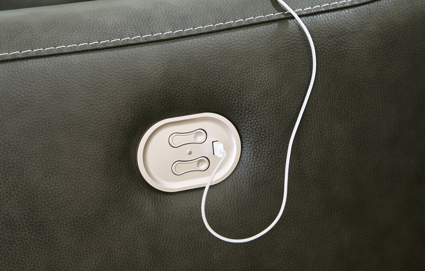 Sofá seccional reclinable eléctrico de 7 piezas Center Line