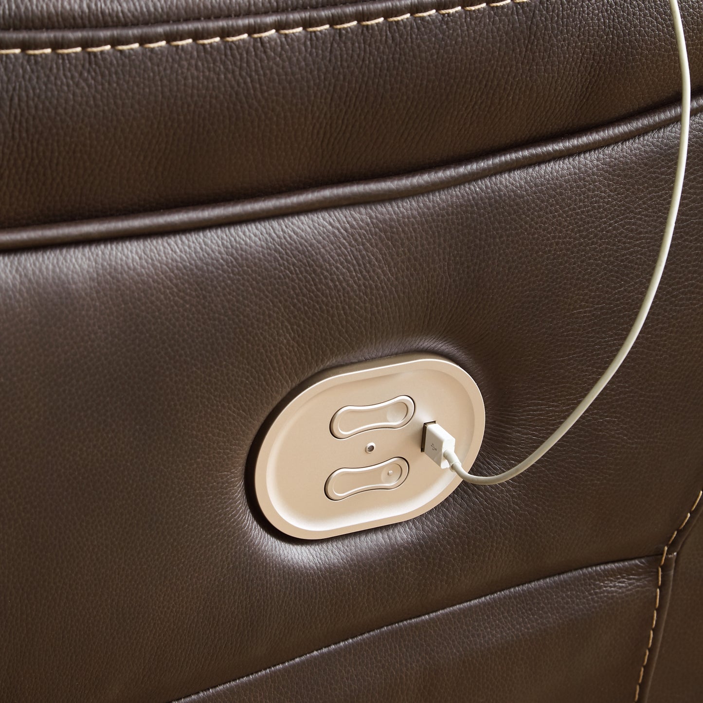 Sofá seccional reclinable eléctrico de 7 piezas Dunleith