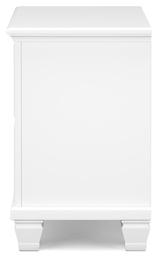 Mesita de noche Fortman de dos cajones