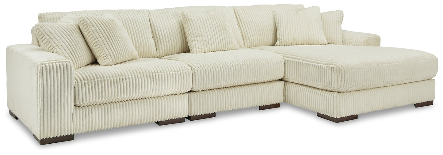 Sofá seccional Lindyn de 3 piezas con chaise longue