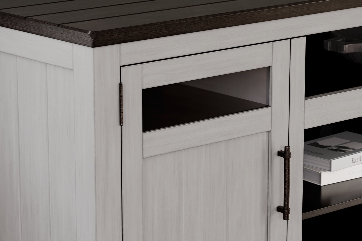 Soporte para TV Darborn XL con opción de chimenea