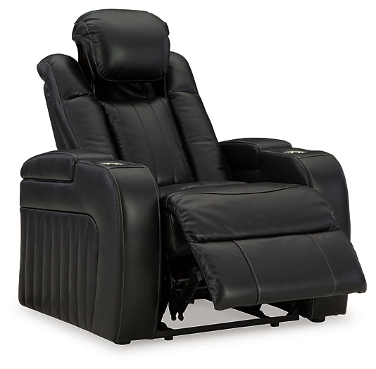 Sillón reclinable eléctrico Caveman Den con reposacabezas ajustable