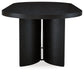 Mesa de comedor ovalada Rowanbeck