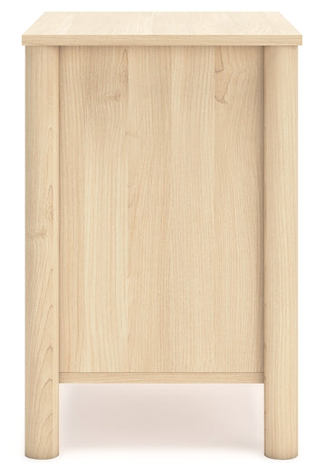 Mesita de noche Cabinella de dos cajones