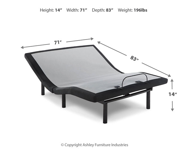 Base ajustable para cama California King, modelo Head-Poot.