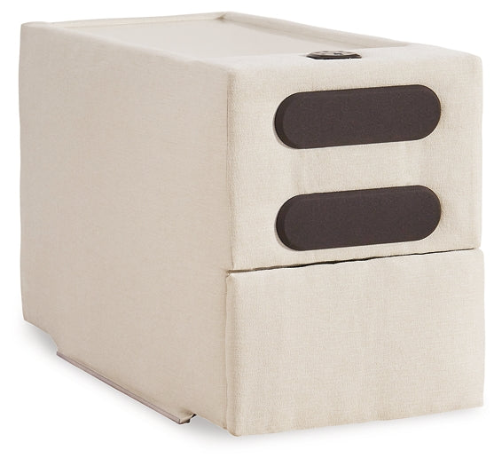 Sofá seccional Modmax de 4 piezas con chaise longue y consola de audio