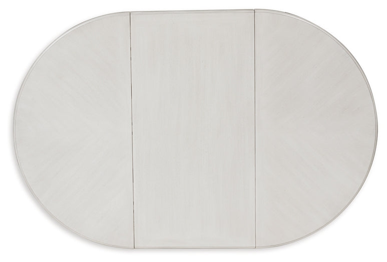 Mesa exterior del comedor ovalado Montelaine