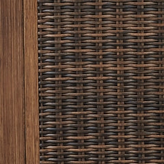 Mesa de comedor exterior Paradise Trail a la altura de la barra con 4 taburetes