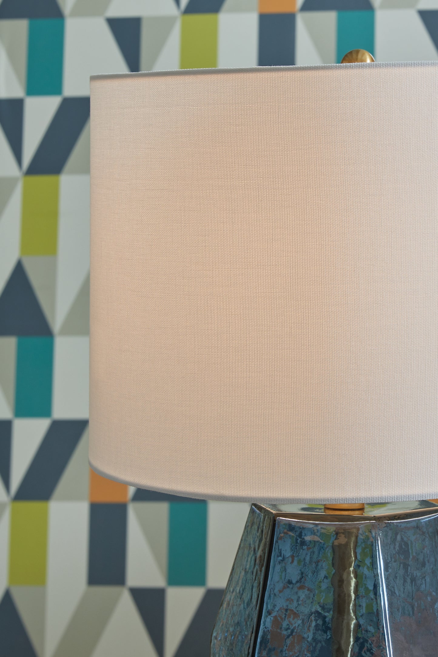 Lámpara de mesa de cristal de sebo (1/CN)