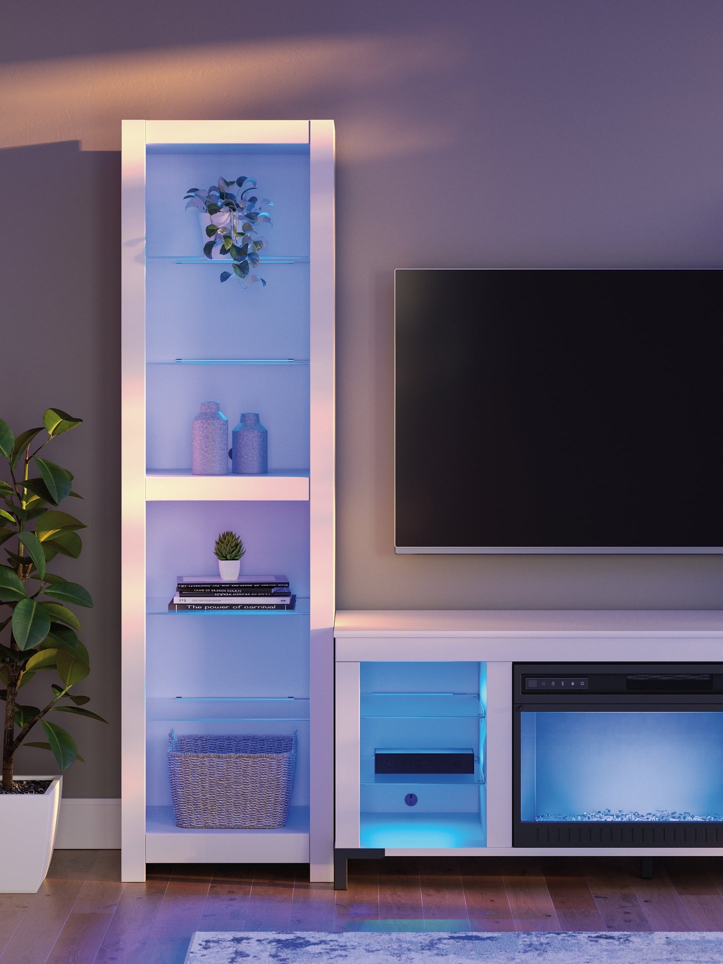 Centro de entretenimiento Brollevi de 3 piezas