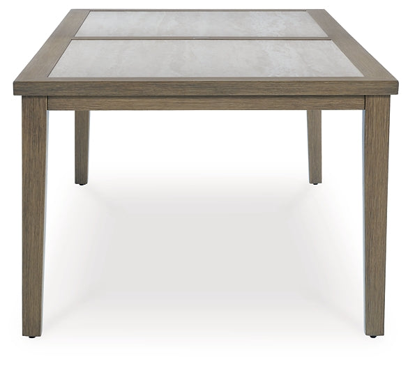 Mesa de comedor rectangular Rainier Ranch con opción UMB