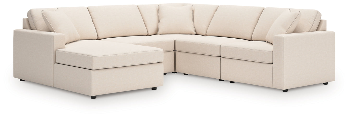 Sofá seccional Modmax de 5 piezas con chaise longue