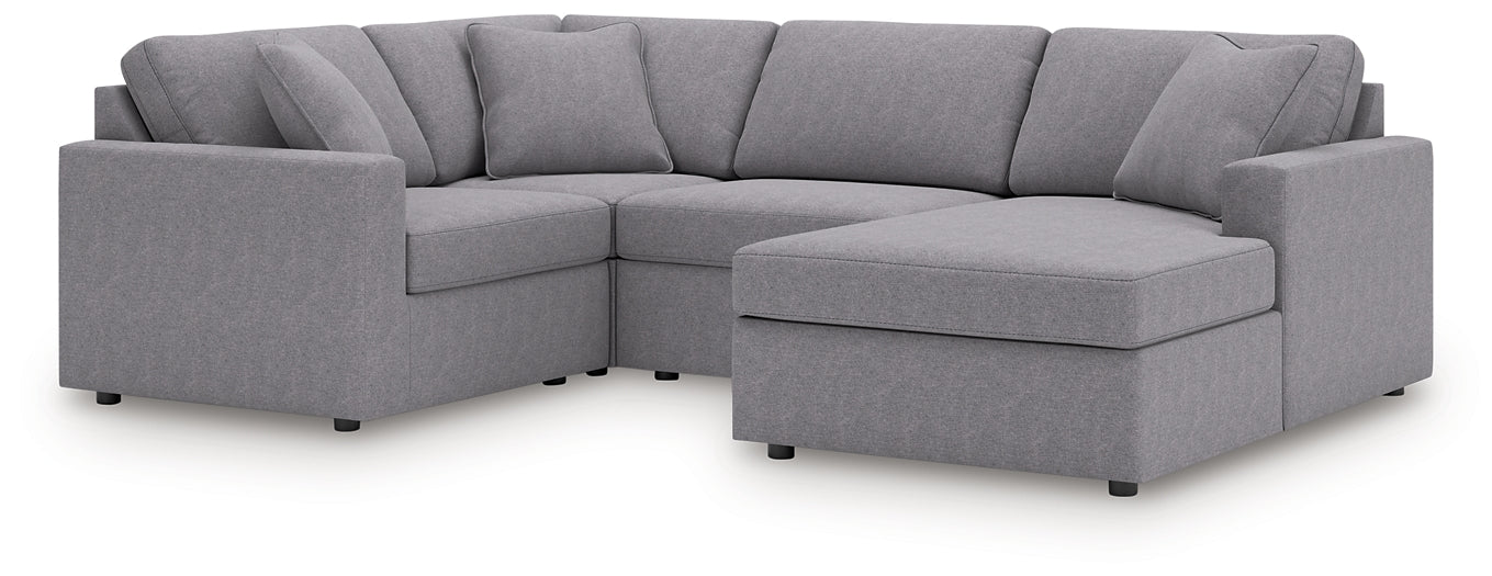 Sofá seccional Modmax de 4 piezas con chaise longue