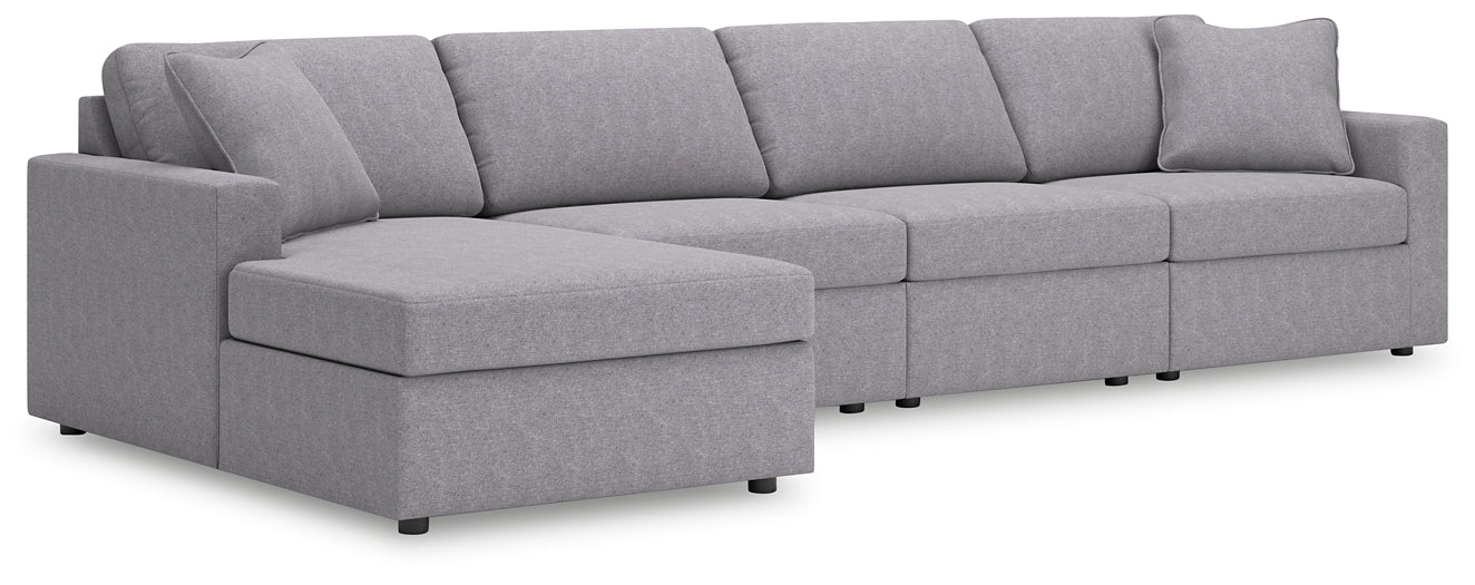 Sofá seccional Modmax de 4 piezas con chaise longue