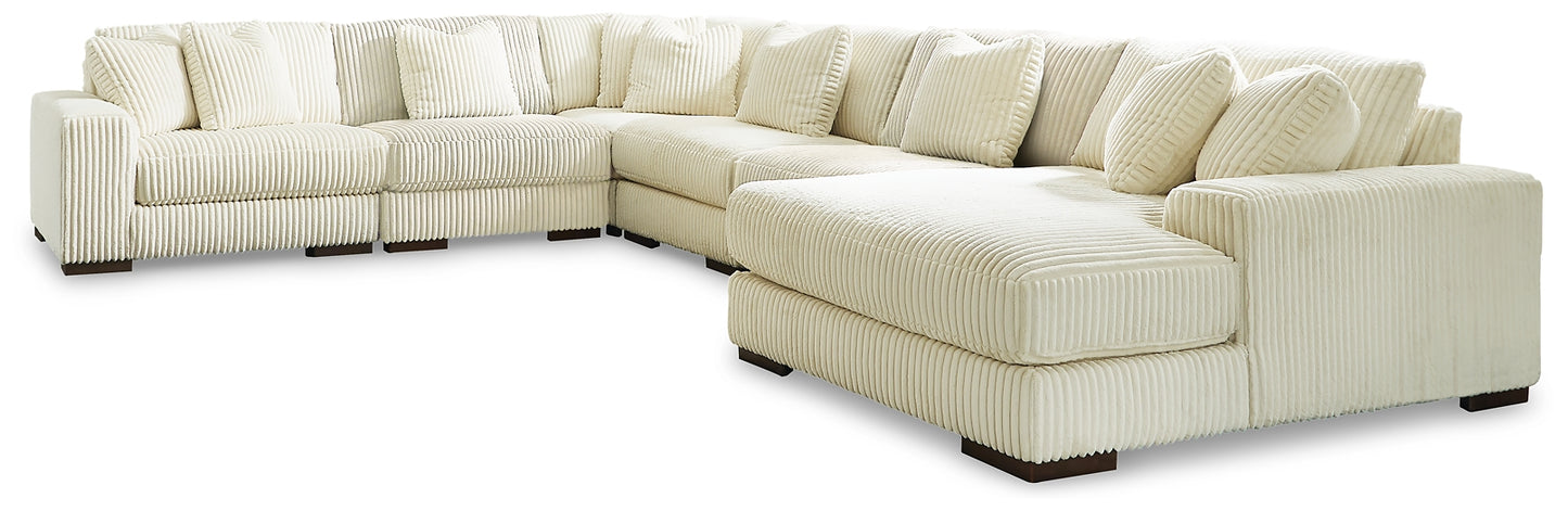 Sofá seccional Lindyn de 6 piezas con chaise longue