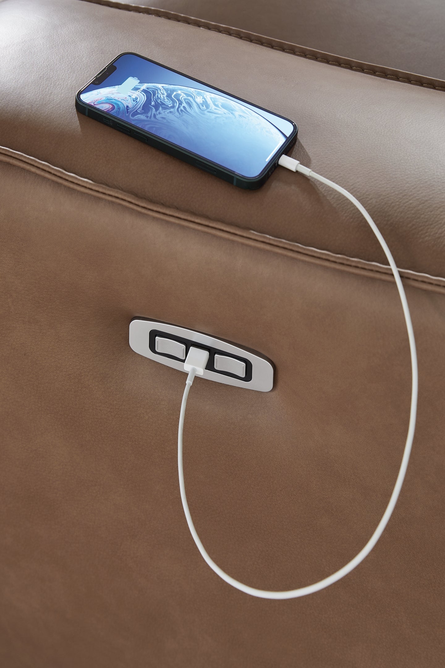 Sillón reclinable eléctrico DeepWakes con reposacabezas ajustable